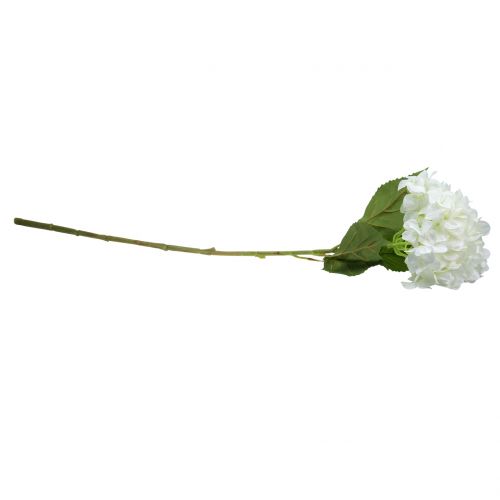 Floristik24 Hortênsia grande branca artificial L110cm