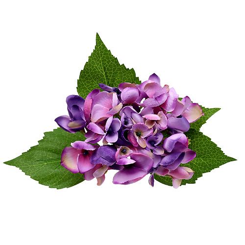 Floristik24 Hortênsia roxa 33cm 1p