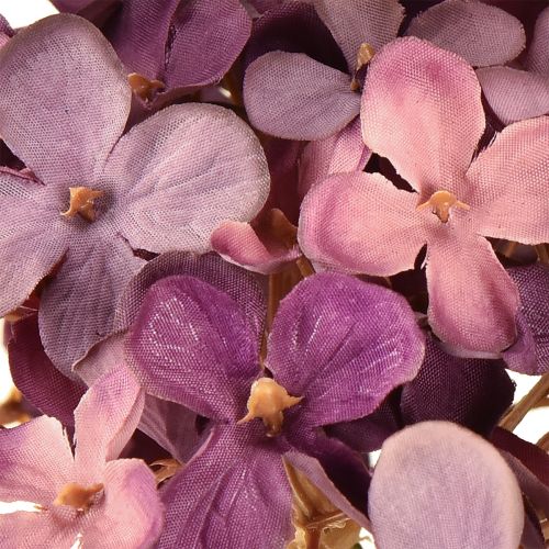 Itens Hortênsias artificiais roxas flores artificiais hortênsia 34 cm 2 peças