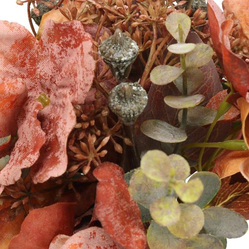 Buquê de hortênsias flores artificiais decoração de mesa 23cm