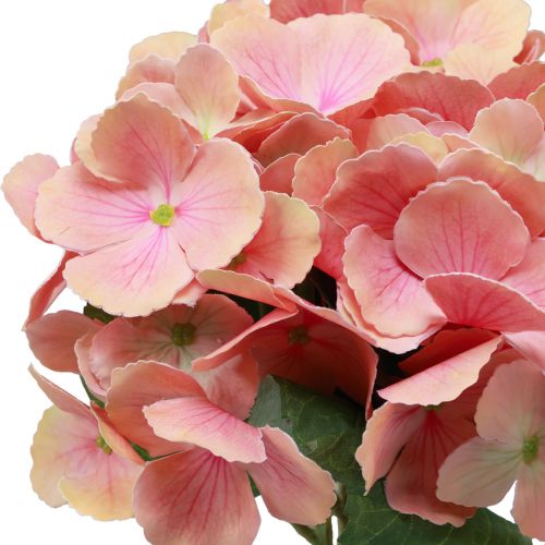 Itens Hortênsias panícula artificial hortênsia rosa salmão 35cm 3 unidades