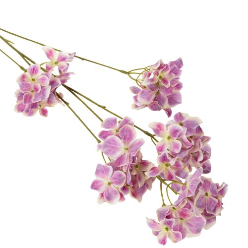 Itens Planta artificial de hortênsia, fácil de cuidar, para decoração duradoura, 110 cm, 2 peças.