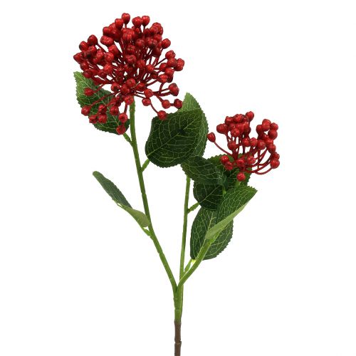 Floristik24 Ramo de botão de hortênsia 55 cm vermelho 6 unidades