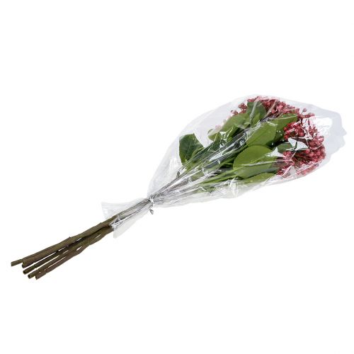 Floristik24 Ramo de hortênsia em botão de 55 cm rosa 6 unidades