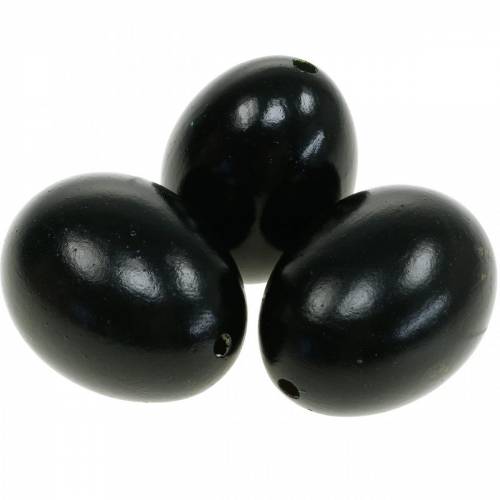 Itens Ovos de galinha pretos decoração de páscoa ovos soprados 10 unidades