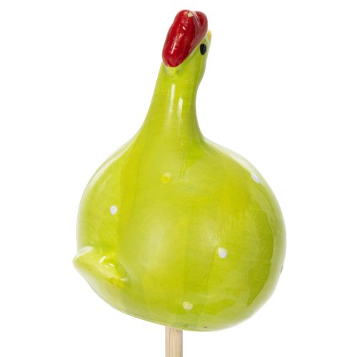 Itens Estacas decorativas em formato de galinha para arranjos florais de primavera e decoração de mesas, 7,5 cm, 4 peças