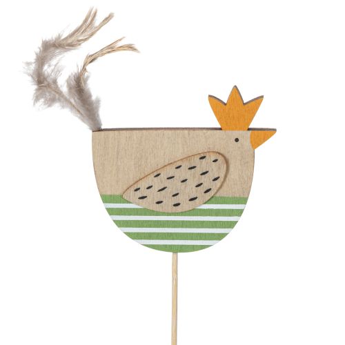 Itens Estacas de galinha com tema de Páscoa para uma decoração alegre de primavera, 7 cm, 12 peças