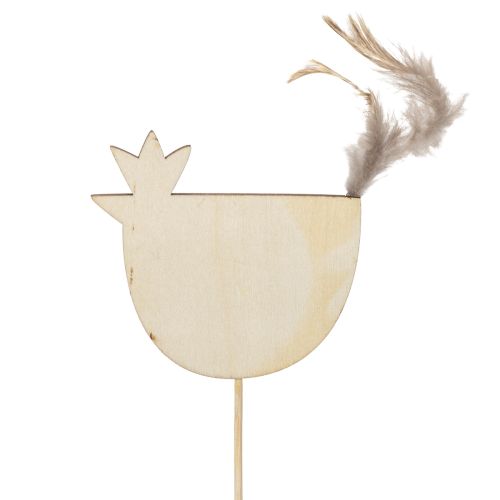 Itens Estacas de galinha com tema de Páscoa para uma decoração alegre de primavera, 7 cm, 12 peças