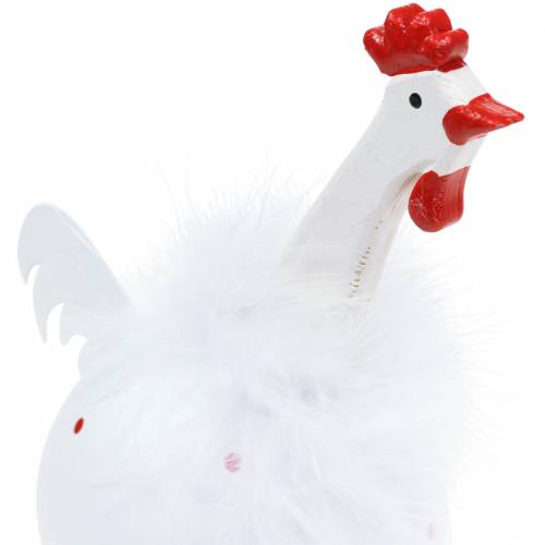 Itens Frango branco com bolinhas 21cm