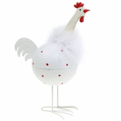 Frango branco com bolinhas 21cm