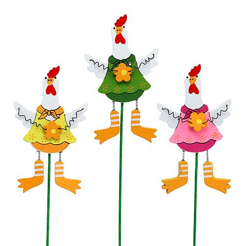 Frango com tipo de flor. na haste 15pcs