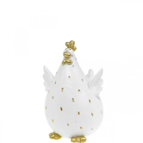 Floristik24 Decoração original de Páscoa, frango engraçado, decoração de mesa primavera, frango de Páscoa Alt.9cm 1 peça