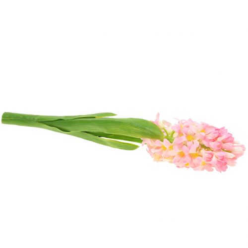 Itens Jacinto Real-Touch Rosa 40cm
