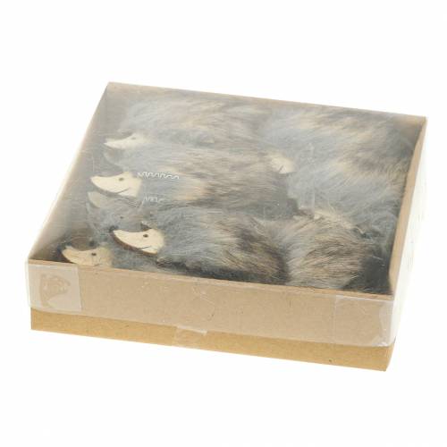 Floristik24 Ouriço decoração de outono com pelo 7cm 24 unidades