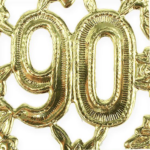 Itens Número de aniversário 90 Ø8cm 10 unidades