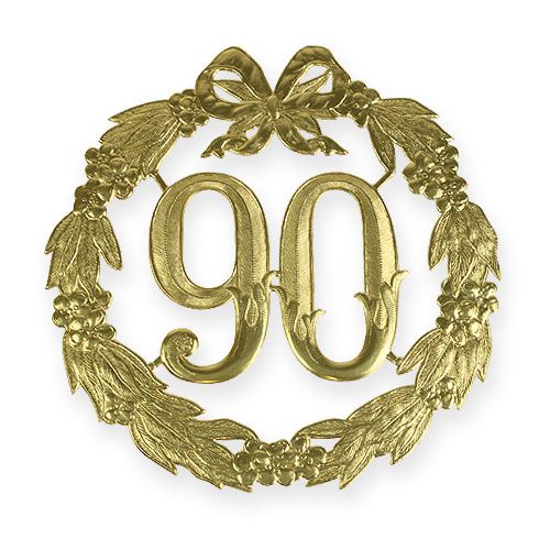 Aniversário número 90 em ouro