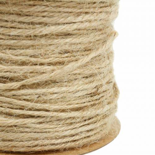 Floristik24 Cordão de juta natural Ø2mm 50m