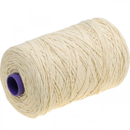 Floristik24 Corda de juta Corda de juta Corda de juta Branqueado aprox. 1,5 kg