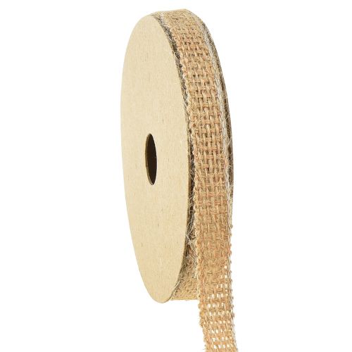 Fita de juta fita decorativa bronze fita natural tecida 12mm 10m