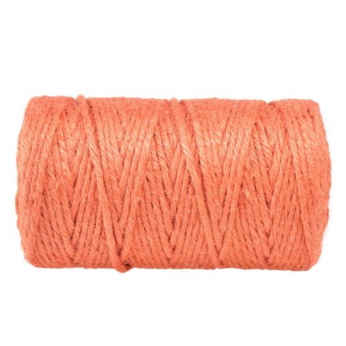 Itens Fita de juta cordão de juta fita decorativa juta laranja Ø4mm 100m
