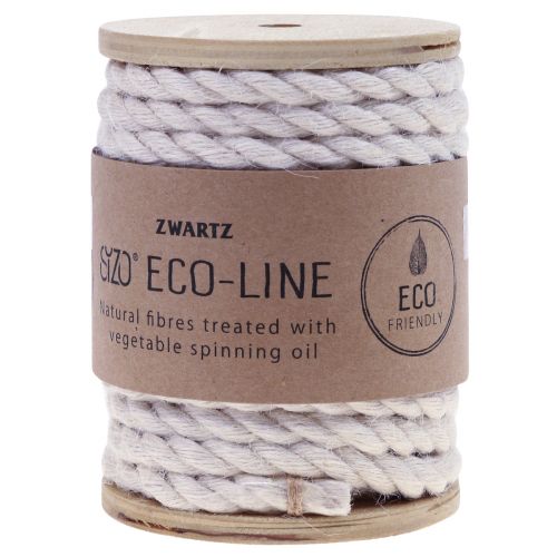 Itens Fita de juta cordão de juta cordão decoração de juta creme branco Ø7mm 5m