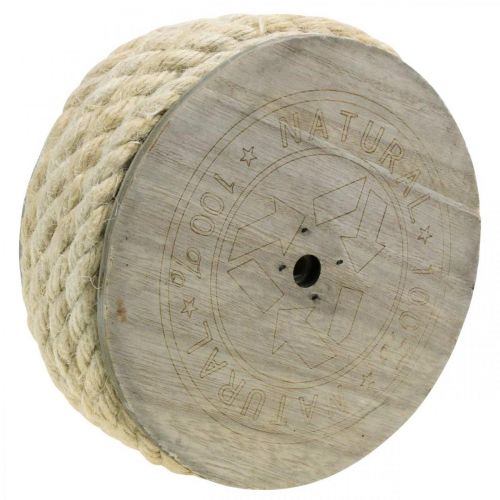 Itens Cordão de juta cordão decorativo creme feito de fibra natural de juta 8mm 7m