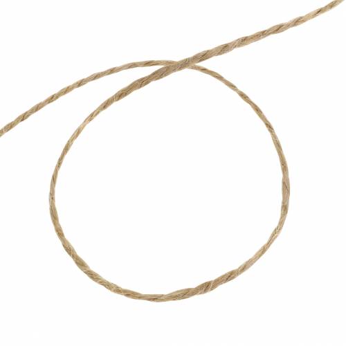 Itens Cordão de juta versátil natural 1mm 200m 1 peça