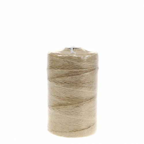 Itens Cordão de juta versátil natural 1mm 200m 1 peça