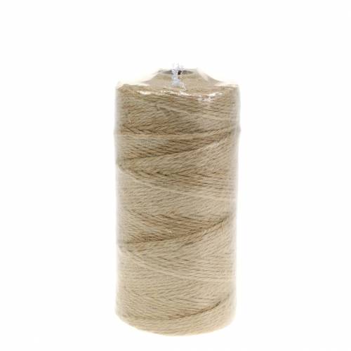 Itens Cordão de juta versátil natural 2mm 200m 1 peça