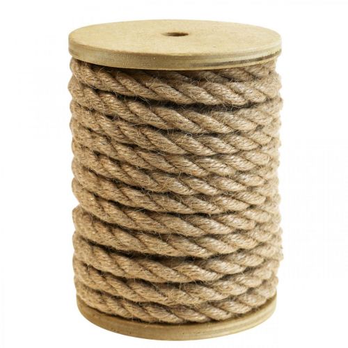 Itens Cordão de juta Cordão de juta fibra natural natural cordão decorativo Ø7mm 5m