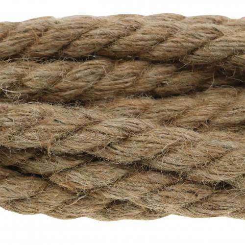 Floristik24 Prática corda de juta Ø1,5cm 6m