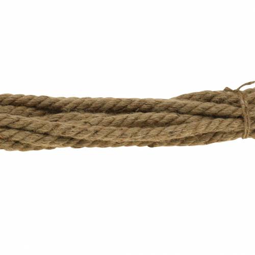 Floristik24 Prática corda de juta Ø1,5cm 6m