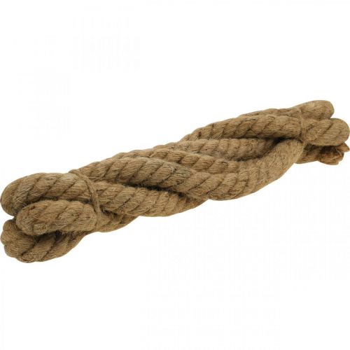 Corda deco corda de juta marítima corda de decoração de verão natural Ø3cm 3m