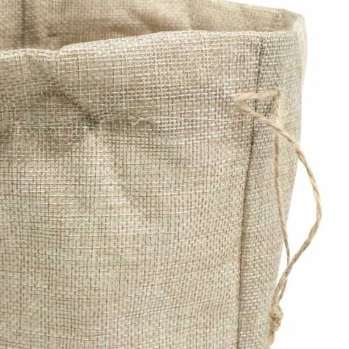 Itens Saco de juta 13,5 × 11cm H25cm