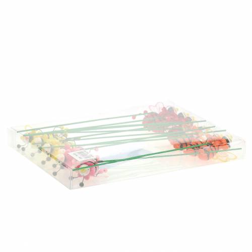 Floristik24 Besouro decorativo sortido H25cm 12 peças