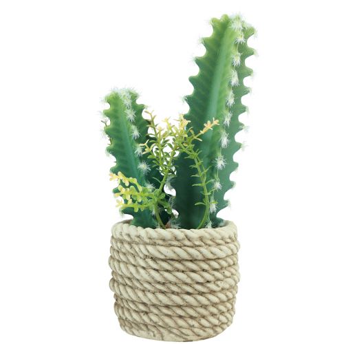 Itens Cacto em vaso cacto artificial sortido 28 cm 2 unidades