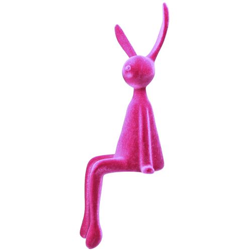 Itens Edge Stool Rabbit Flocado Sentado Coelhinho da Páscoa Rosa – 2ª Escolha – 56cm