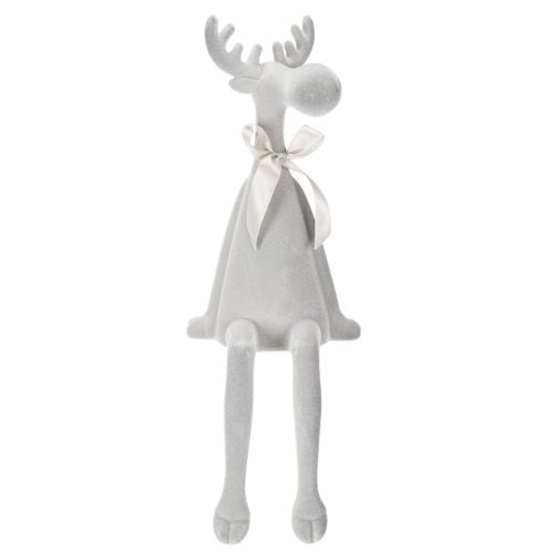 Rena de Natal de pernas compridas, para decoração de prateleira, 54 cm | Floristik24.pt