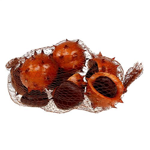 Floristik24 Castanhas na rede 9pcs