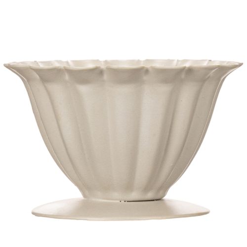 Tigela, cálice, cálice floral, decoração cor creme, 9 cm | Floristik24.pt