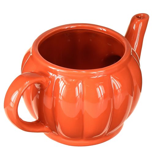 Itens Bule de cerâmica laranja sortido 21,5×13×10cm 2 peças