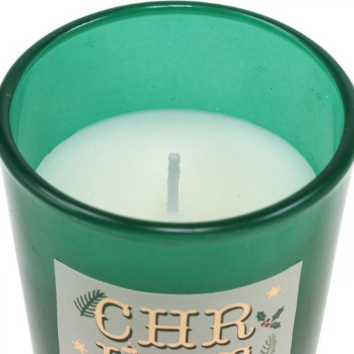 Itens Conjunto de velas perfumadas em vidro para oferta Velas de Natal 7cm 3uds