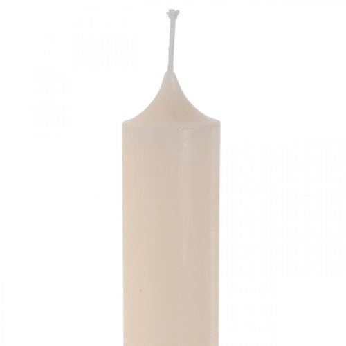 Floristik24 Vela de mesa comprida haste de vela creme Ø3cm A29cm