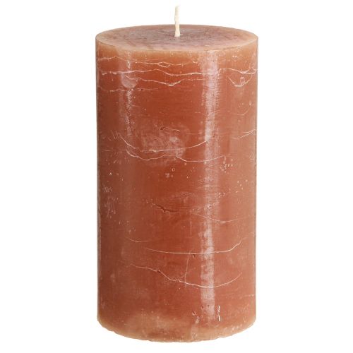 Itens Velas pilar caramelo tingido 85×150mm 2 un
