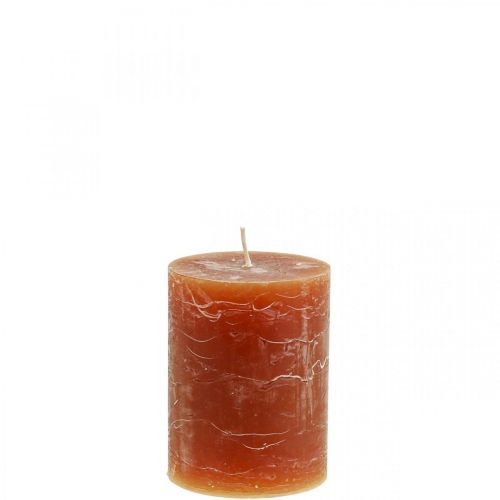 Itens Velas de cor sólida, velas de pilar marrom 60×80mm 4pcs