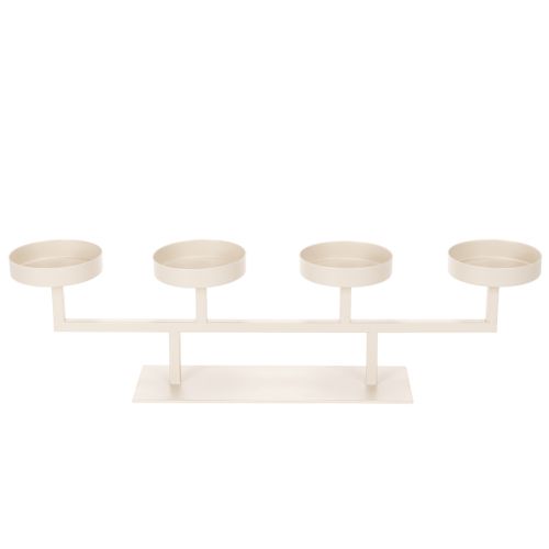 Castiçal moderno com quatro pratos para velas, 47 cm comprar | Floristik24.pt