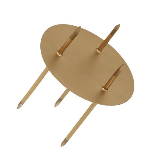 Castiçal Ø5cm ouro fosco 4 unidades