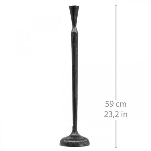 Itens Castiçal Preto Castiçal Metal Ø13cm A59cm