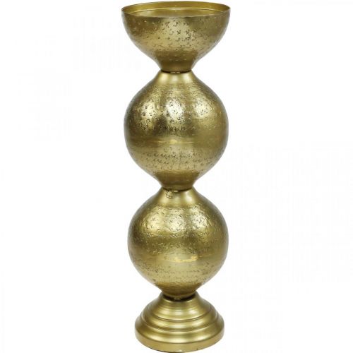 Castiçal oriental castiçal metal 39,5cm