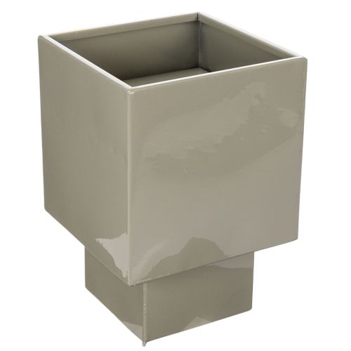 Vaso cúbico verde, 22 cm, com suporte elevado comprar | Floristik24.pt